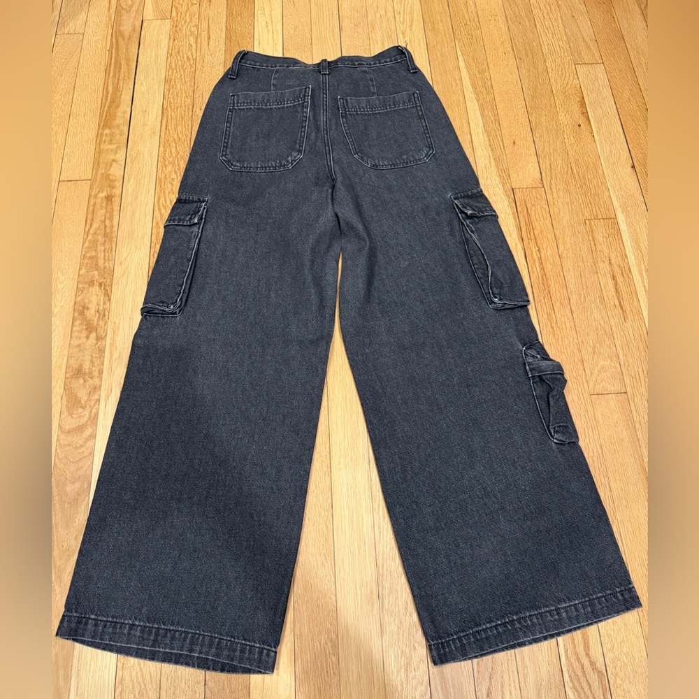 Universal Thread Black Cargo Pants - image 3